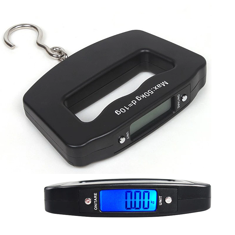 Portable Digital Luggage & Hook Scale (50kg Capacity)
