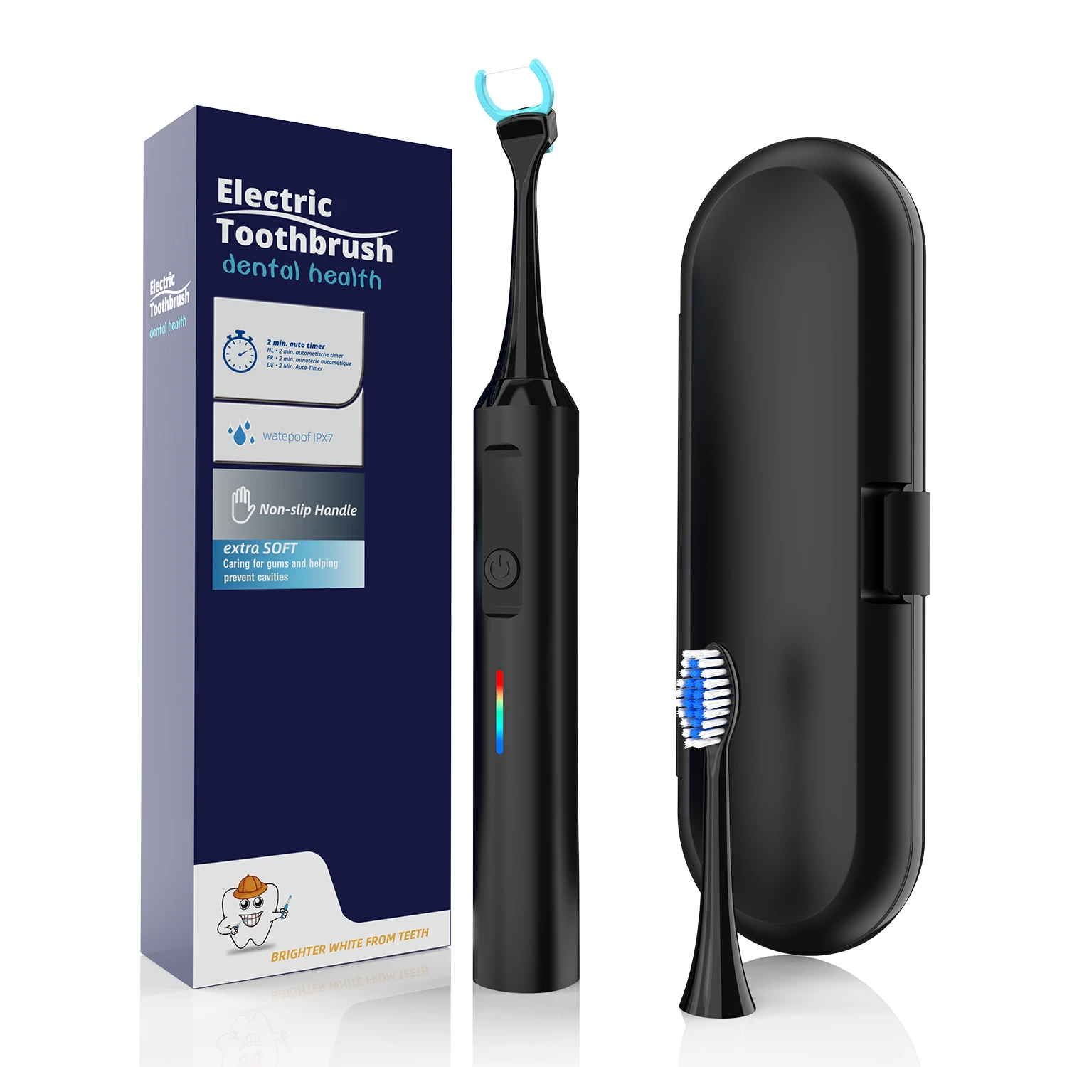 Premium Sonic Electric Floss & Toothbrush Combo